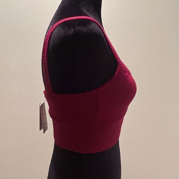 NWT Small Knitted Top Maroon L Space - Picture 6 of 6